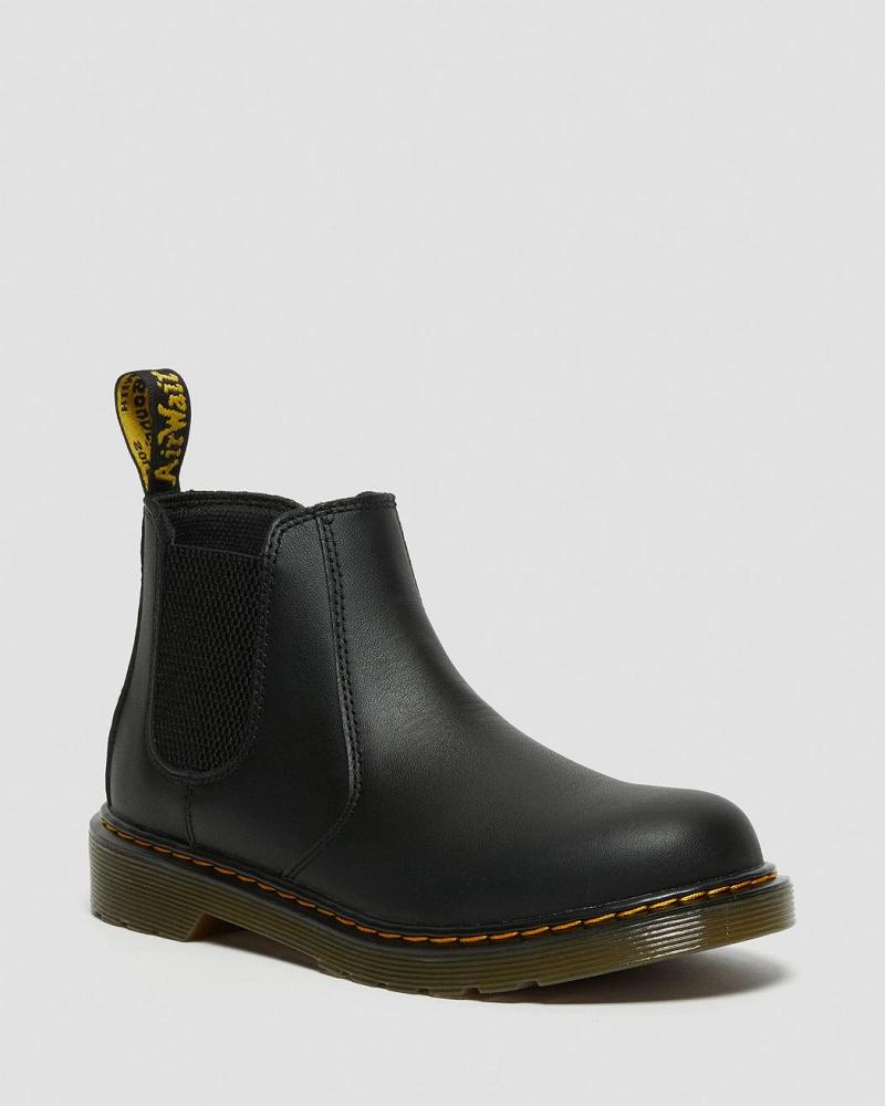 Dr Martens Youth 2976 Softy T Leren Laarsjes Kinderen Zwart | NL 150LIS